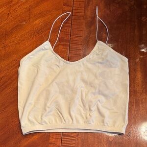 NWOT Free People Cream Tank Top Size M/L